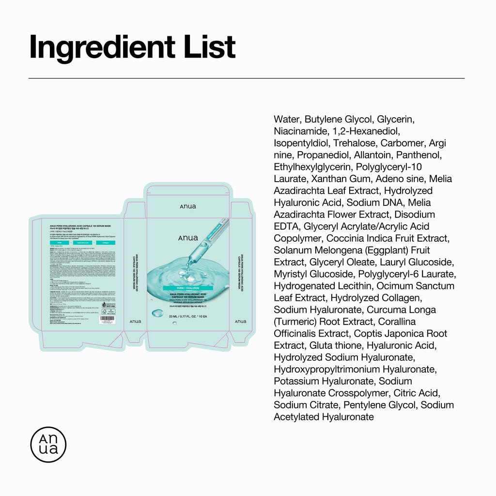 PDRN Hyaluronic Acid Capsule 100 Serum Mask 1ea